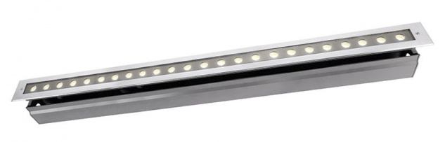 Deko Light Line VI WW Bodeneinbaustrahler Außen LED silber IP67 2300lm 3000K >80 Ra 20° Modern