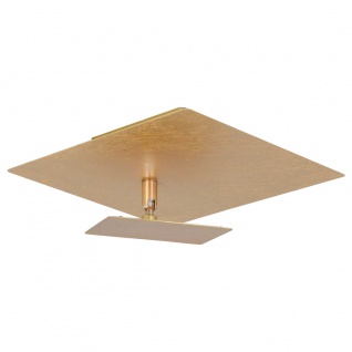 LED Deckenleuchte Blattgold Design Näve Firenze 20cm 220lm