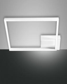 LED Deckenleuchte weiß satiniert Fabas Luce Smartluce Bard 3510lm