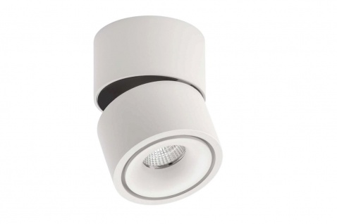 Lumexx Mini LED Aufbauleuchte weiß/schwarz 7W, 550lm, 2700k