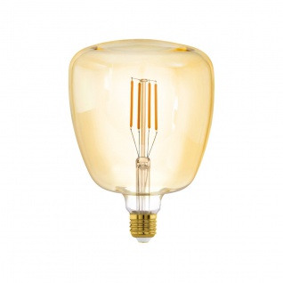 EGLO LED Leuchtmittel E27 T140 4W 400lm 2200K 340° amber dimmbar 140x200mm