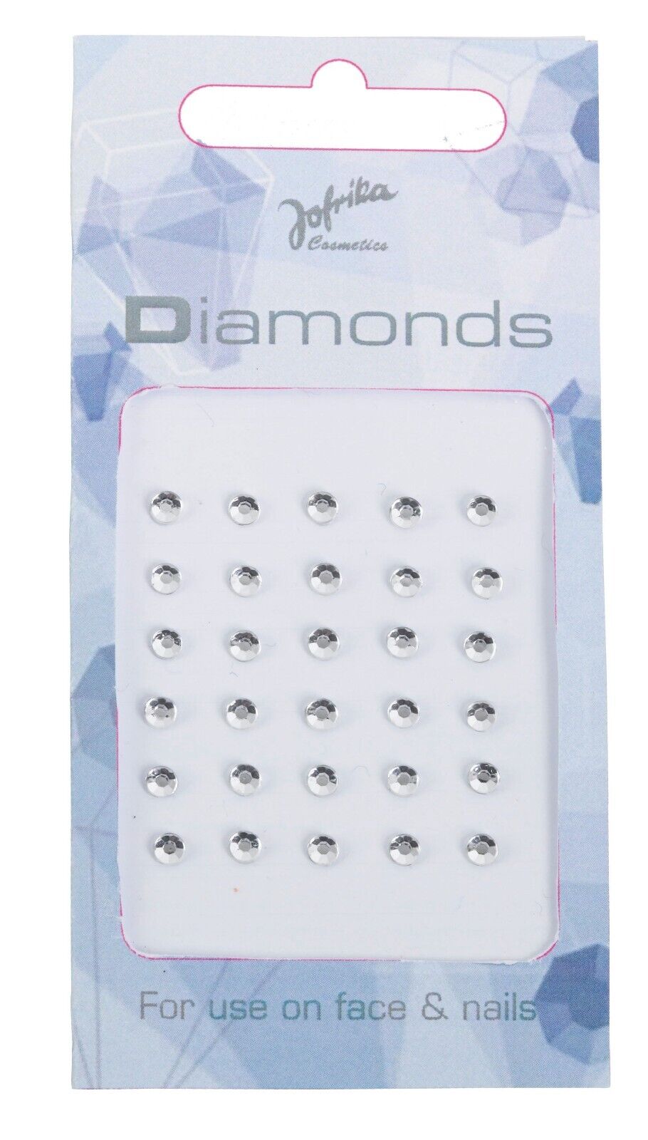 Jofrika Cosmetics 713250 - Diamonds Crystal, Selbstklebende runde Steinchen