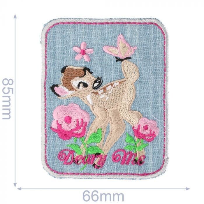 HKM 33937 Bambi Bügelbild, Patch, Disney Appilkation, ca. 8, 5 x 6, 6 cm