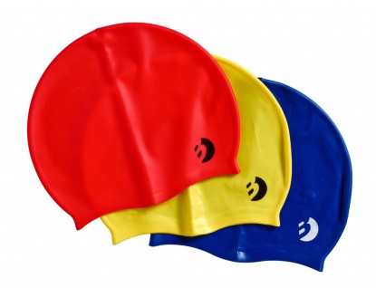 Best Sporting Schwimmkappe, Größe Junior oder Senior, blau, gelb oder rot