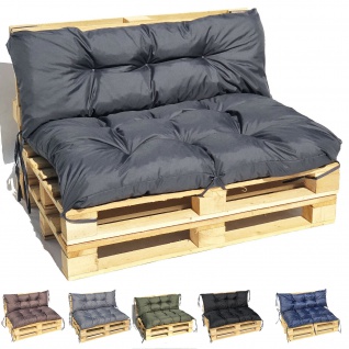 PALETTENKISSEN Sitzkissen + Rückenkissen Palettauflagen Kissen Sofa Palettenmöbe