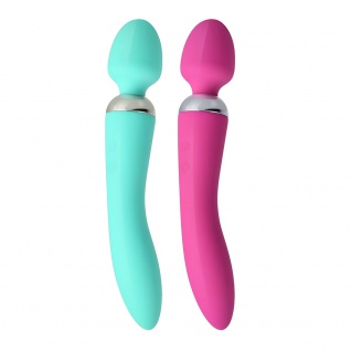 Massagestab Vibratoren 20 Vibrationsmodi USB-Aufladung Sexspielzeug Grün