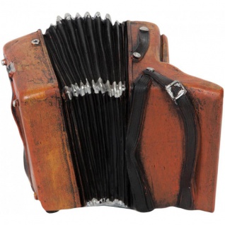 Brown Vintage Akkordeon Spieluhr