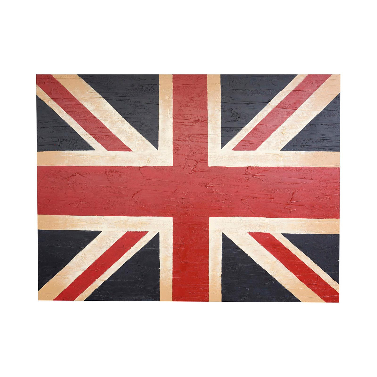 Handgemaltes Öl auf Leinwand FLAG UK 200