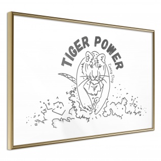Poster - Inner Tiger 30x20 cm