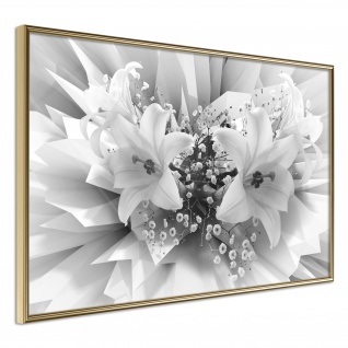 Poster - Crystal Lillies 30x20 cm