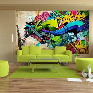 Fototapete - Funky - graffiti 250x175 cm