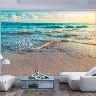 Fototapete - Beach in Punta Cana 100x70 cm