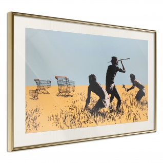 Poster - Banksy: Trolley Hunters 45x30 cm