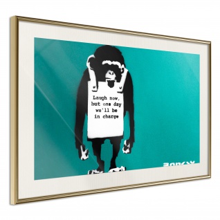 Poster - Banksy: Laugh Now 45x30 cm