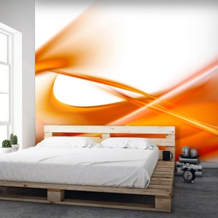 Fototapete - Abstrakt - orangene 400x309 cm