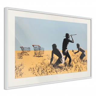 Poster - Banksy: Trolley Hunters 30x20 cm