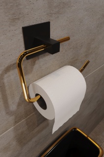 Evila Originals Aybike- HFT1118 Gold Toilettenpapierhalter 100% Metall