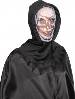 Fasching Halloween Horror-Maske weiß