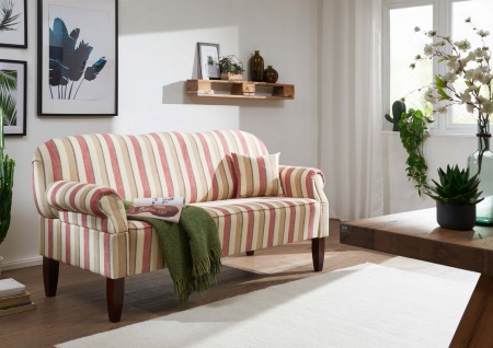 Küchensofa Sofa Couch 180cm gestreift