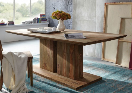 Esstisch Esszimmertisch Küchentisch Holztisch Tisch Säulentisch Massiv 175x90