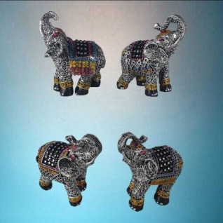Elefanten Figuren im 4 er Set 10 cm