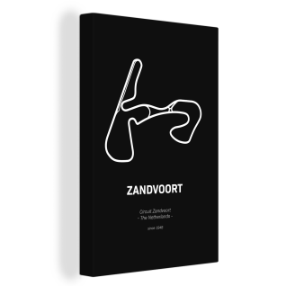 Leinwandbilder - Wanddeko 40x60 cm Formel 1 - Zandvoort - Rennstrecke