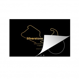 Herdabdeckplatte 80x52 cm F1 - Silverstone - England