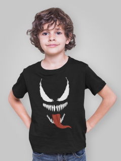 Bio Kinder T-Shirt Jungen Spiderman venom Eddie Broke Anime Comic Shirt Kids