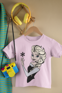 Königin Elsa von Arendelle Frozen Disney Bio Baumwolle T-Shirt für Mädchen