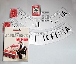 Alpha Deck - by Luke Jermay - Zaubertrick Kartendeck Zauber markierte Rückseiten