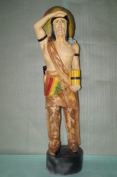 Indianer Figur Statue Skulptur Abstrakt Figuren Skulpturen Dekoration