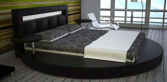 Rundes Bett Rund Design Betten Leder Hotel Doppel Gestell Luxus Schlaf