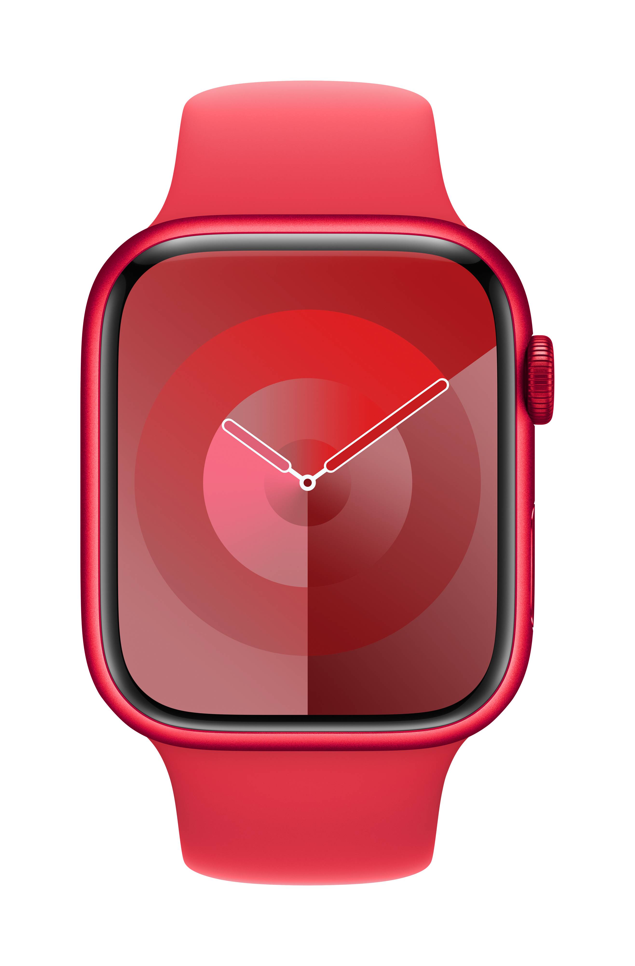 APPLE Watch Series 9 GPS 45mm (PRODUCT)RED Aluminium Case with (PRODUCT)RED Sport Band - M/L