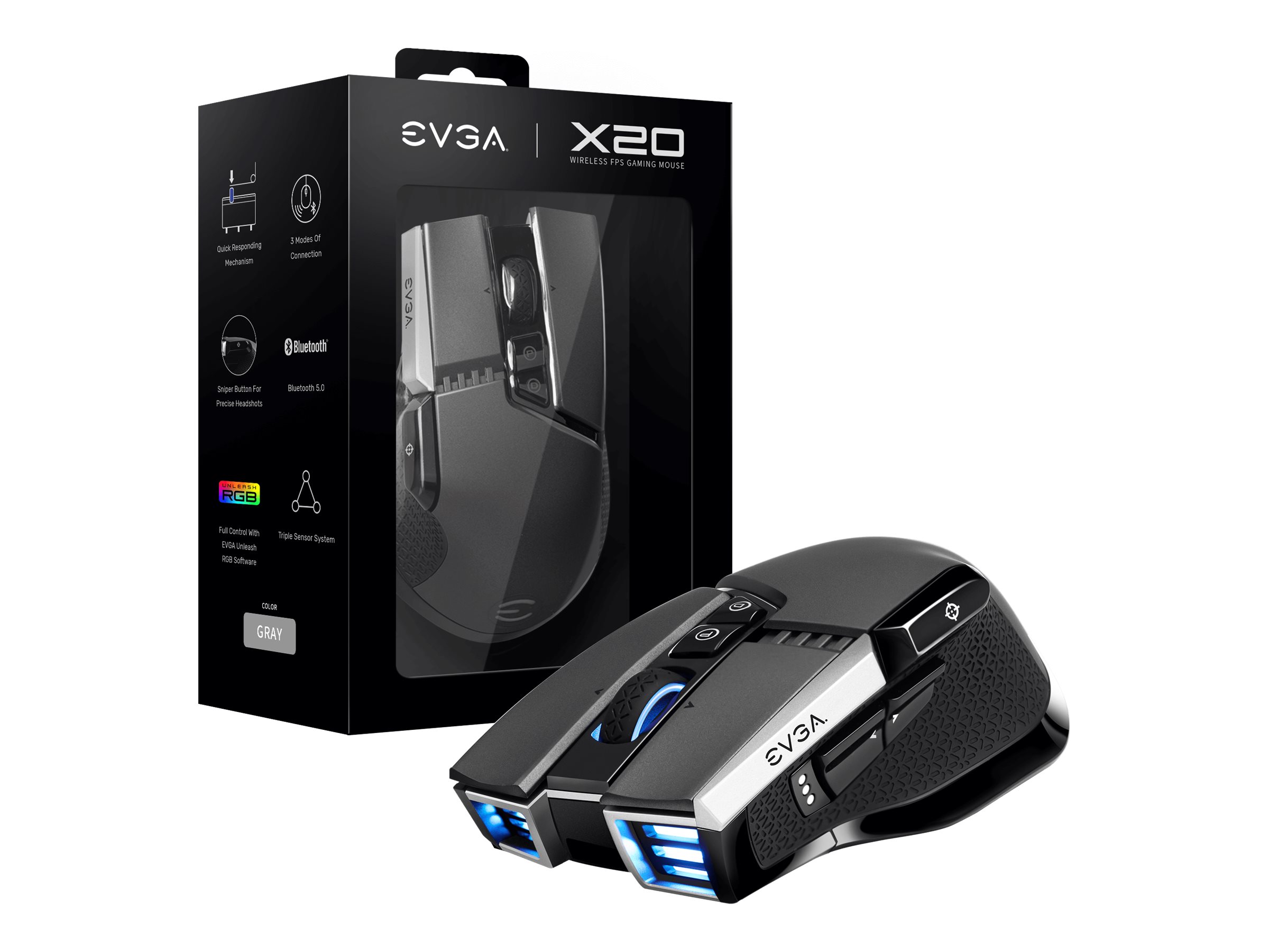 EVGA X20 Gaming Mouse 903-T1-20GR-K3