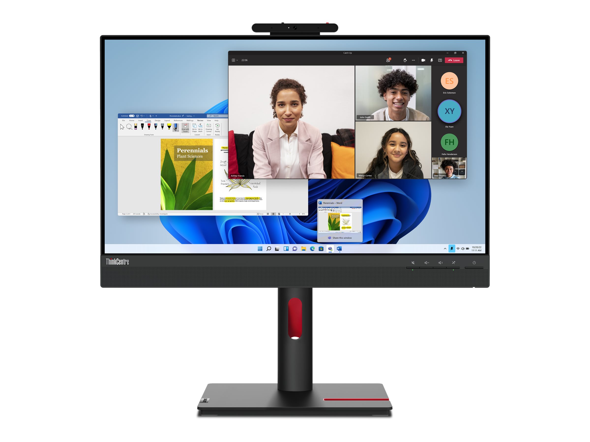 Lenovo ThinkCentre Tiny-in-One 24 Gen 5 - LED-Monitor - 60.5 cm (23.8&quot;) (23.8&quot; sichtbar) - Touchscreen - 1920 x 1080 Full HD (1080p) @ 60 Hz - IPS