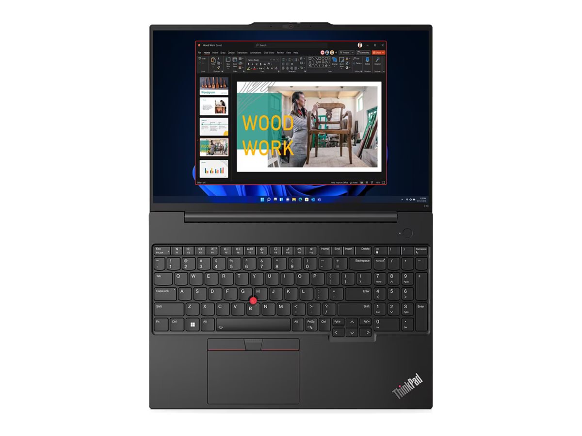 Lenovo ThinkPad E16 Gen 1 21JN - Intel Core i5 1335U / 1.3 GHz - Win 11 Pro - Intel Iris Xe Grafikkarte - 8 GB RAM - 256 GB SSD TCG Opal Encryption 2, NVMe