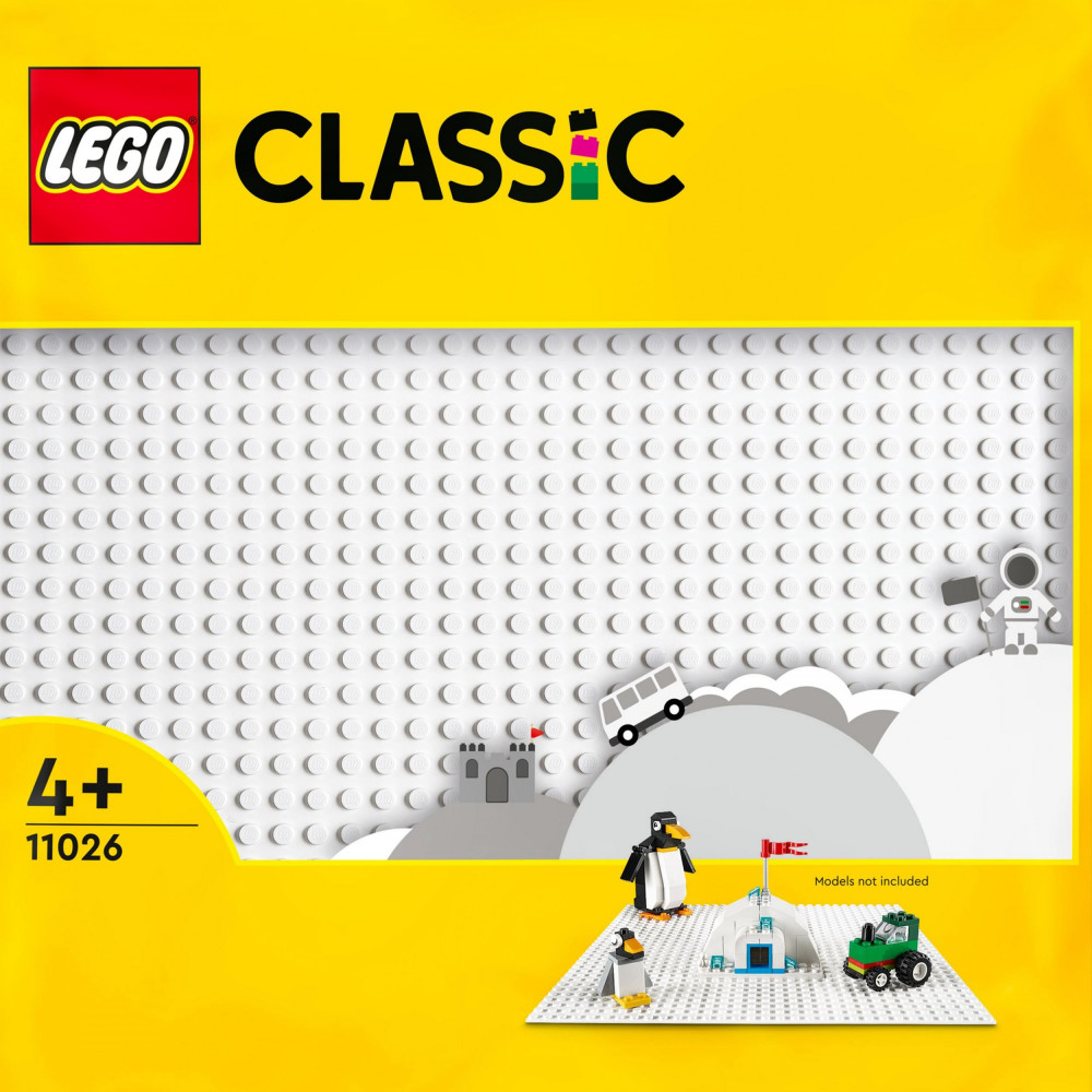 LEGO Classic Weiße Grundplatte (11026)