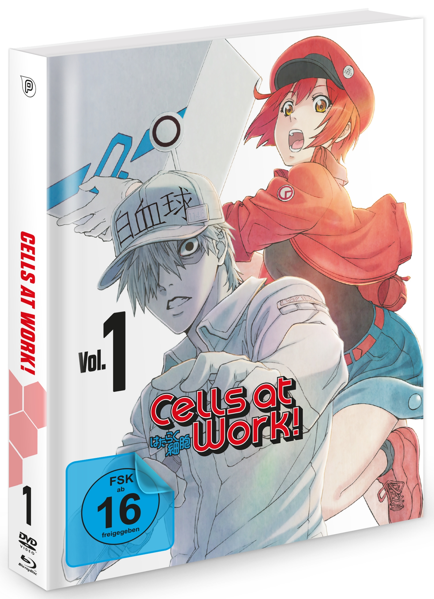 Cells at Work! - Vol.1 - Episoden 1-5 - DVD + Blu-Ray