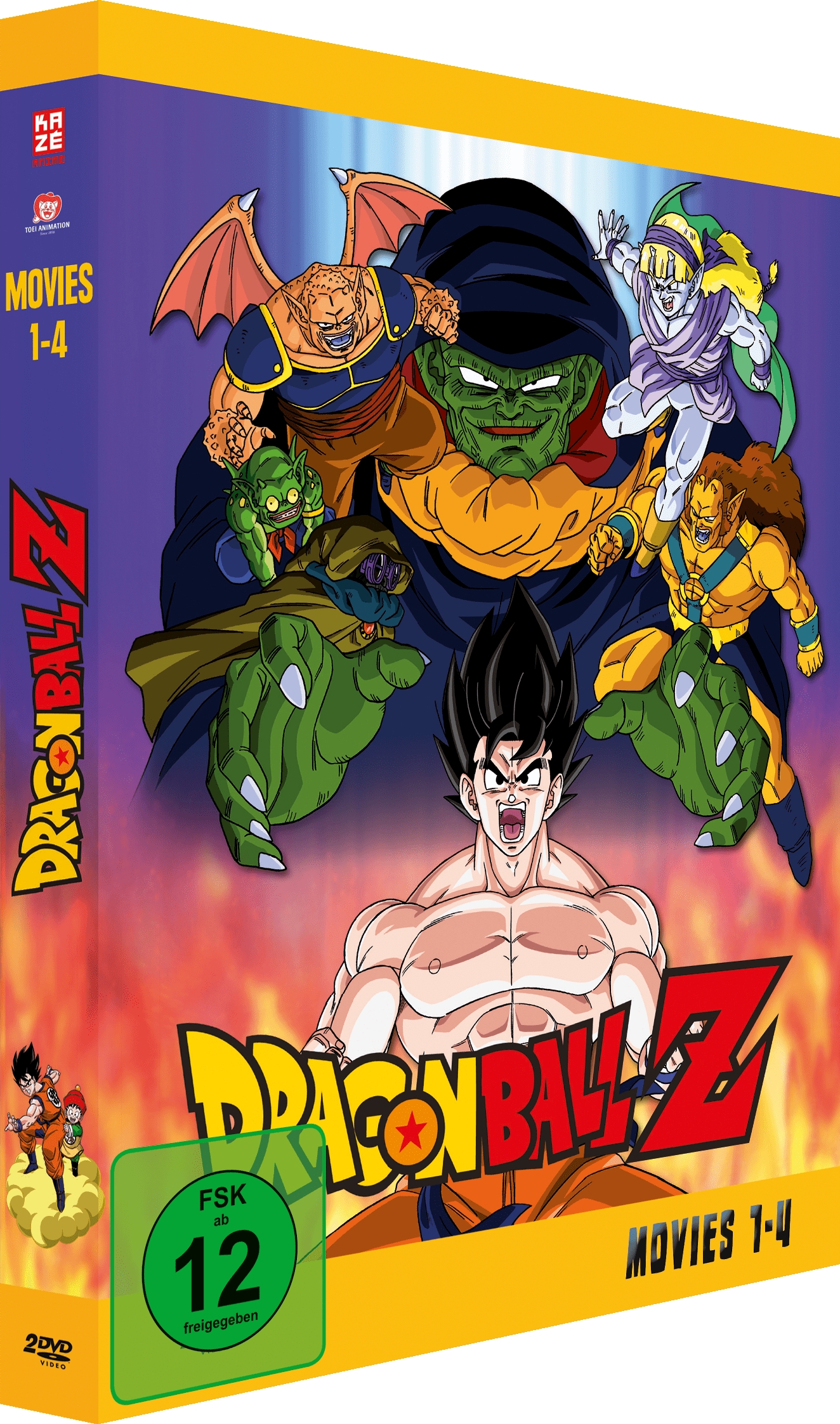 Dragonball Z - Movies 1-4 - Box 1 - DVD