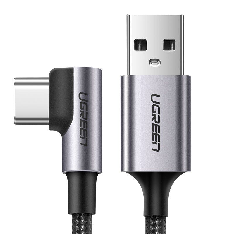 UGREEN USB TYPE C Auf USB A Winkelstecker Kabel 90 Grad Ladekabel Datenkabel 1m